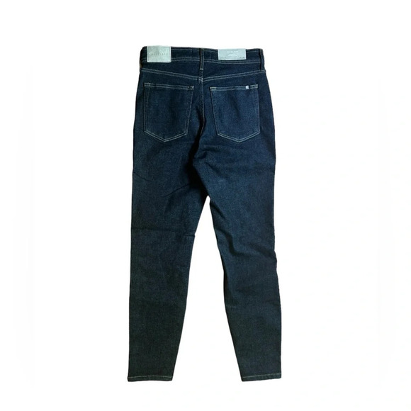 EVERLANE The Way High Skinny Jeans Size 28 Crop Dark Wash NWT High Waist Stretch - Picture 11 of 15